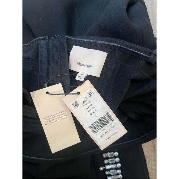 Cinq à Sept Sammy Embellished Strapless Midi-Dress - Picture 11 of 11